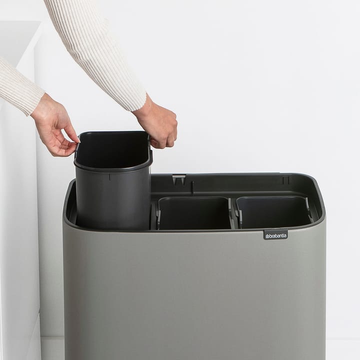 보 터치 빈 11x3 리터, Mineral concrete grey Brabantia | 브라반티아
