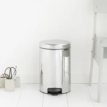 뉴 아이콘 페달 빈 휴지통 12 L - brilliant steel - Brabantia | 브라반티아