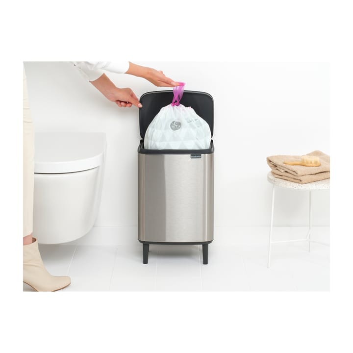 보 휴지통 하이 12 L, Brushed steel - matte Brabantia | 브라반티아