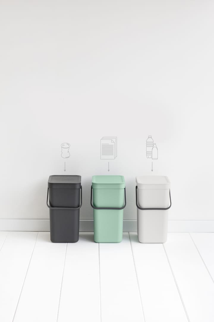 소트 & 고 휴지통 12 l., Jade green Brabantia | 브라반티아