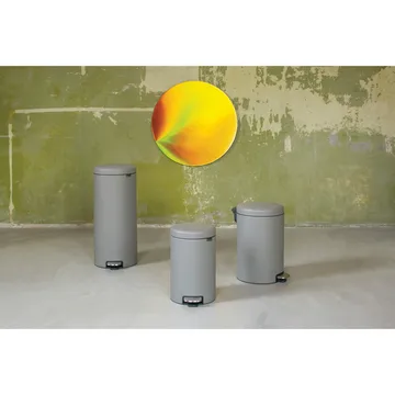 뉴 아이콘 페달 빈 휴지통 12 L - Mineral concrete grey - Brabantia | 브라반티아