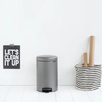 뉴 아이콘 페달 빈 휴지통 12 L - platinum - Brabantia | 브라반티아