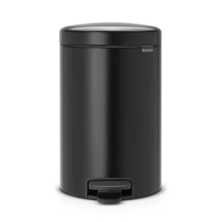 뉴 아이콘 페달 빈 휴지통 12 리터 - matte black - Brabantia | 브라반티아