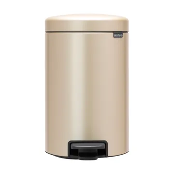 뉴 아이콘 페달 빈 휴지통 12 리터 - Metallic Gold - Brabantia | 브라반티아