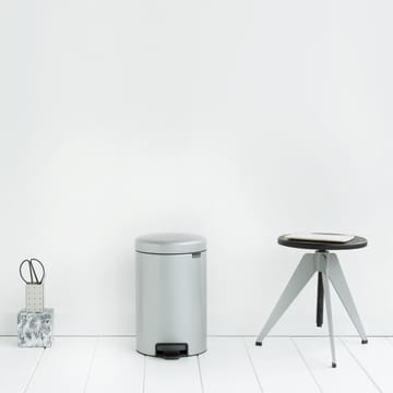 뉴 아이콘 페달 빈 휴지통 12 리터 - metallic grey - Brabantia | 브라반티아