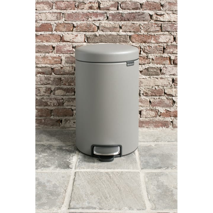 뉴 아이콘 페달 빈 휴지통 12 리터, Mineral concrete grey Brabantia | 브라반티아