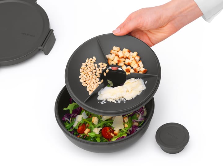 메이크 & 테이크 샐러드 보울 1.3 L, Dark grey Brabantia | 브라반티아