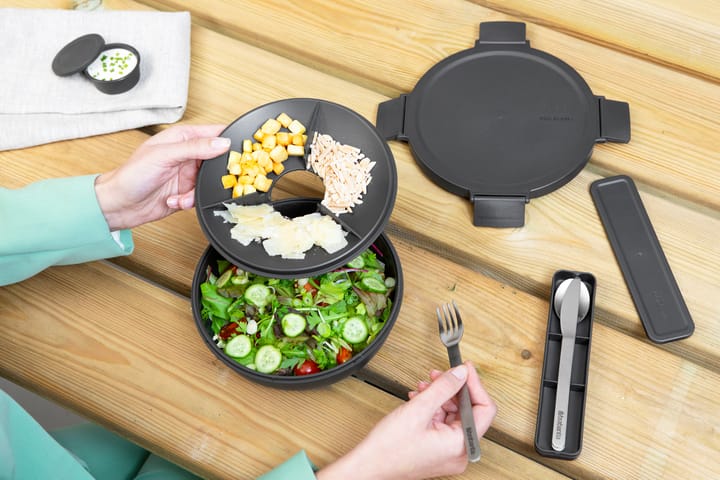 메이크 & 테이크 샐러드 보울 1.3 L, Dark grey Brabantia | 브라반티아