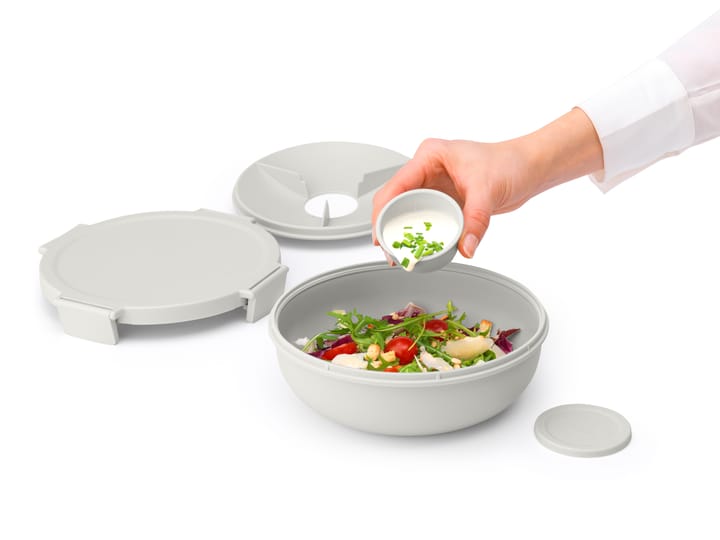 메이크 & 테이크 샐러드 보울 1.3 L, Light grey Brabantia | 브라반티아
