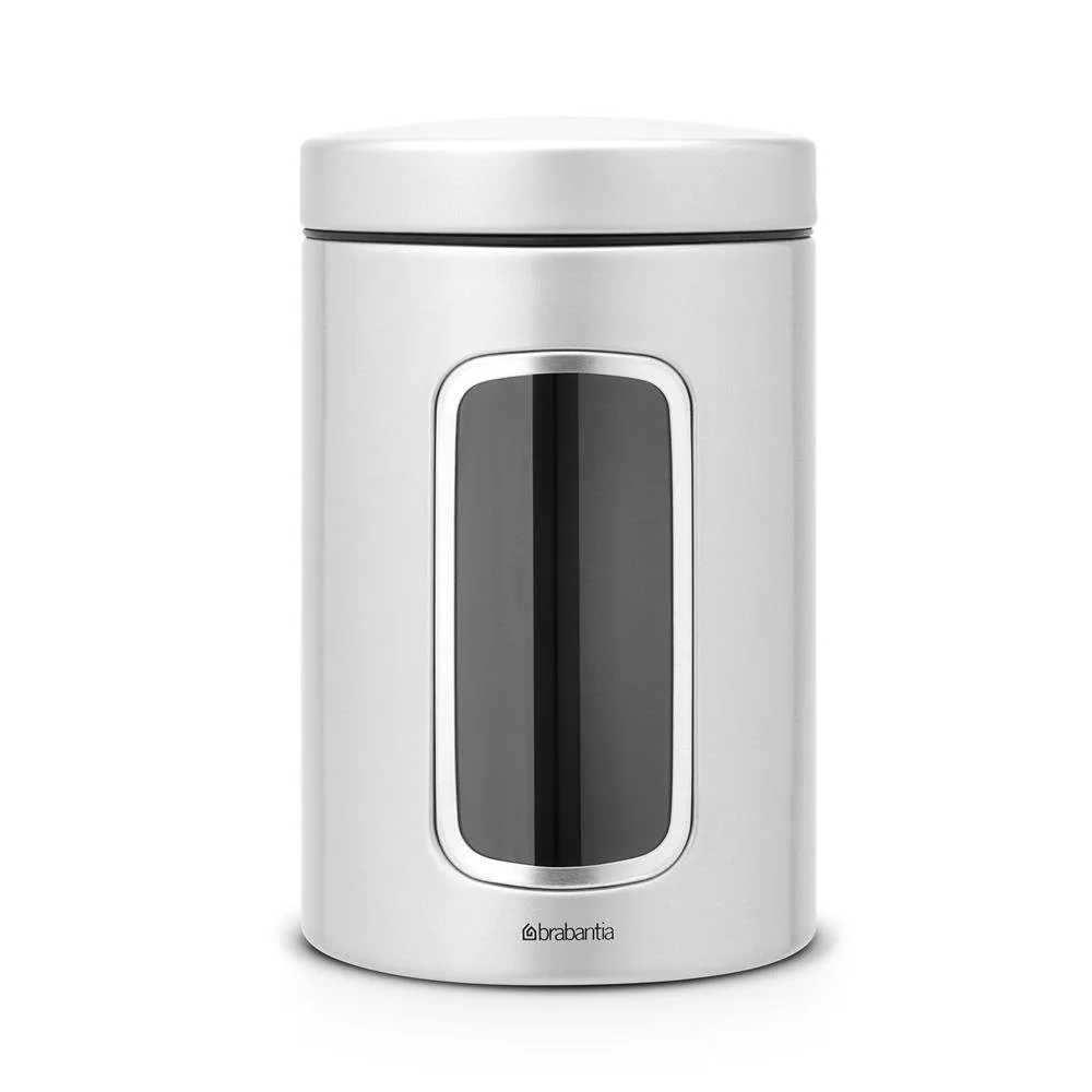 브라반티아 윈도우 캐니스터 1.4L, metallic grey Brabantia | 브라반티아