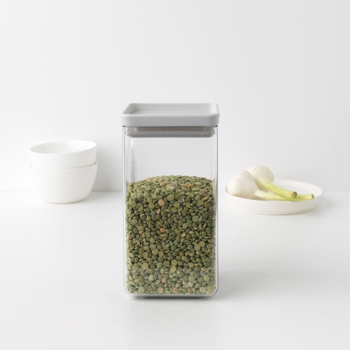 테이스티+ 스퀘어 수납 병 1.6 L, Light grey Brabantia | 브라반티아