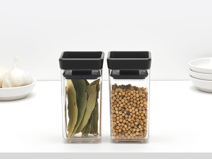 테이스티+ 스태커블 컨테이너 2개 0.15 L, Dark grey Brabantia | 브라반티아