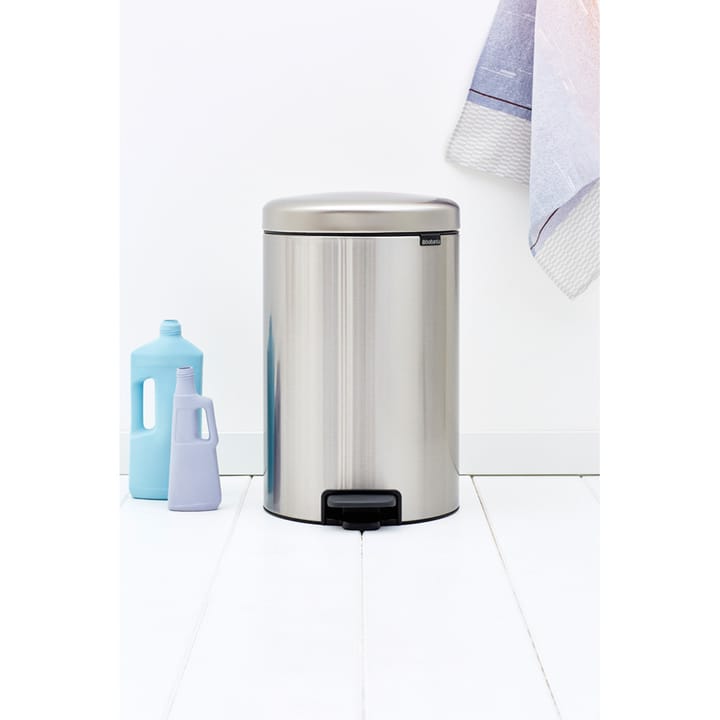 뉴 아이콘 페달 빈 휴지통 20 리터, Matt steel fingerprint proof Brabantia | 브라반티아