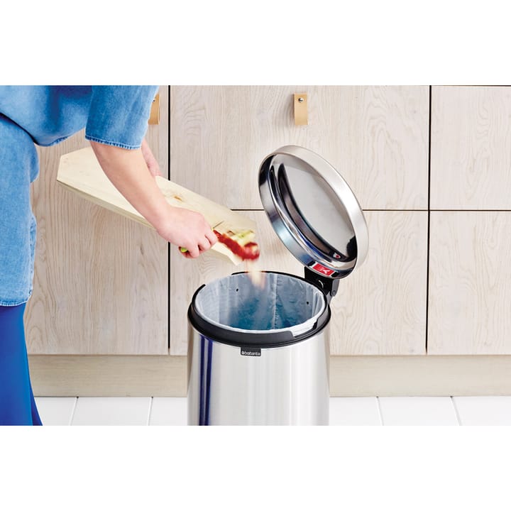 뉴 아이콘 페달 빈 휴지통 20 리터, Matt steel fingerprint proof Brabantia | 브라반티아