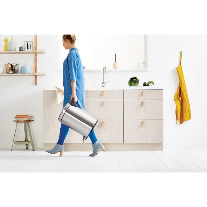 뉴 아이콘 페달 빈 휴지통 20 리터, Matt steel fingerprint proof Brabantia | 브라반티아