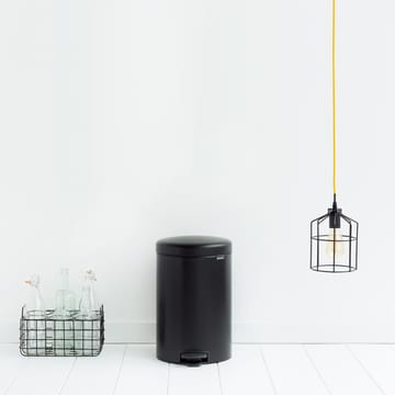 뉴 아이콘 페달 빈 휴지통 20 리터 - matte black - Brabantia | 브라반티아