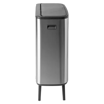 보 터치 빈 휴지통 하이 2x30 L - matte-brushed steel - Brabantia | 브라반티아
