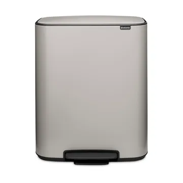 보 페달 빈 휴지통 2x30 L - Soft Grey - Brabantia | 브라반티아