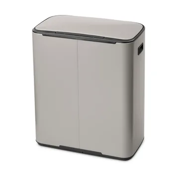 보 페달 빈 휴지통 2x30 L - Soft Grey - Brabantia | 브라반티아