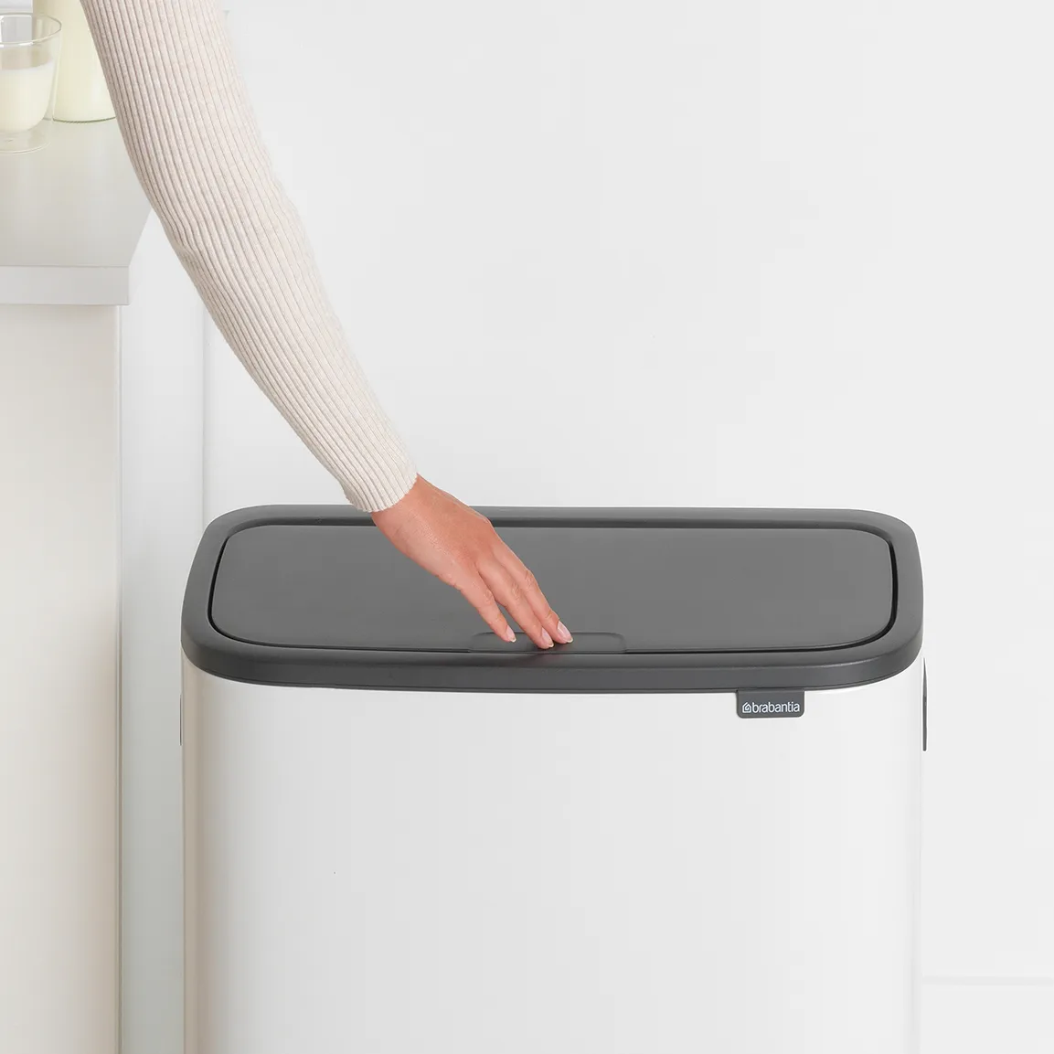 보 터치 빈 휴지통 2x30 L, White Brabantia | 브라반티아