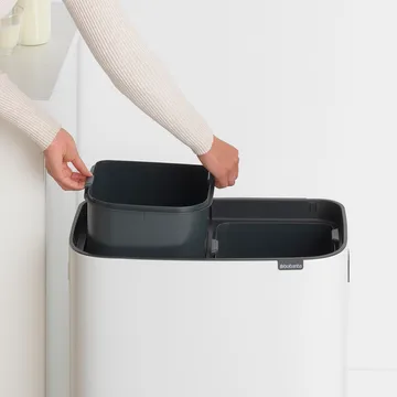보 터치 빈 휴지통 2x30 L - White - Brabantia | 브라반티아