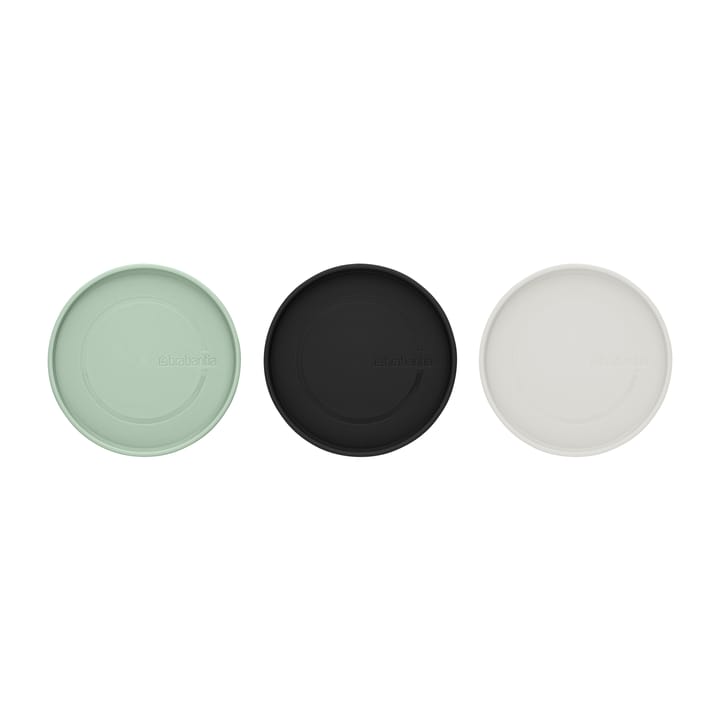브라반티아 유리 병 3개 세트, Black-grey-green Brabantia | 브라반티아