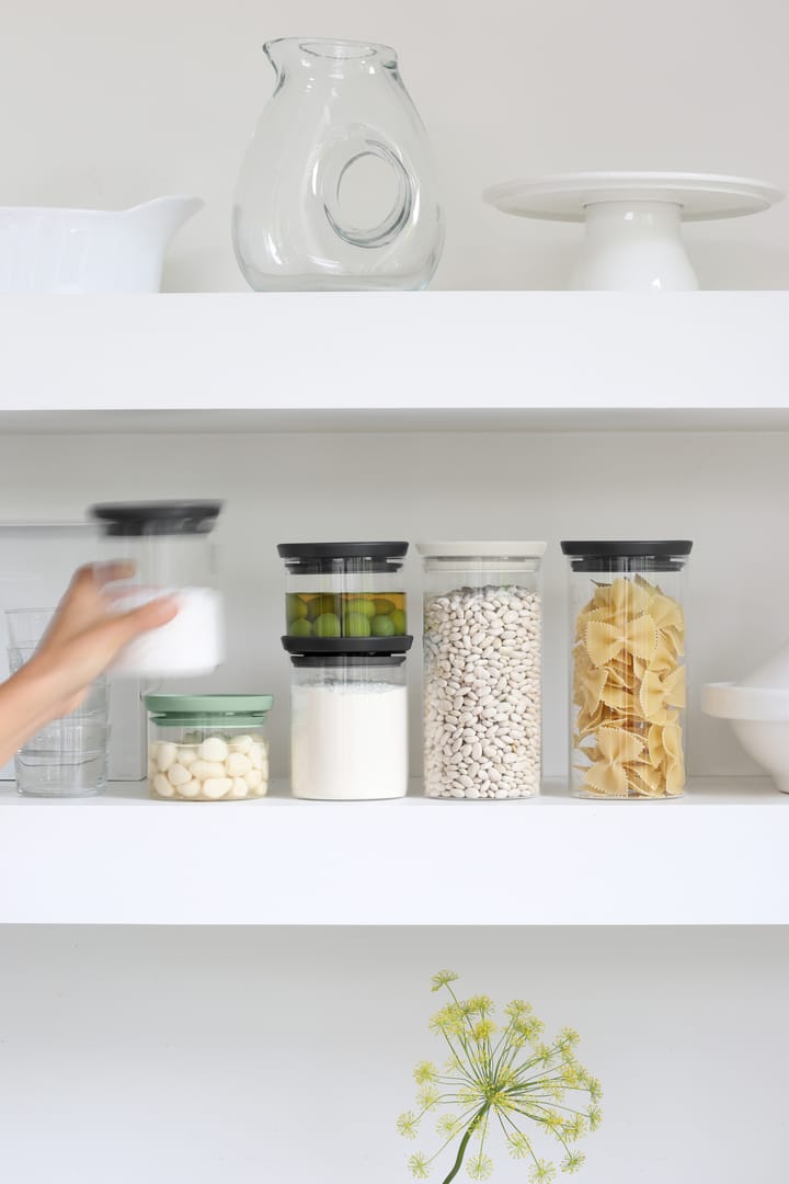 브라반티아 유리 병 3개 세트, Black-grey-green Brabantia | 브라반티아