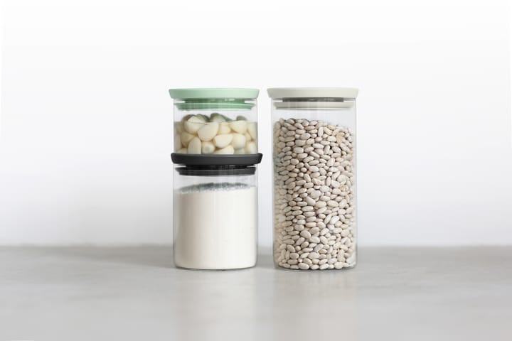 브라반티아 유리 병 3개 세트, Black-grey-green Brabantia | 브라반티아