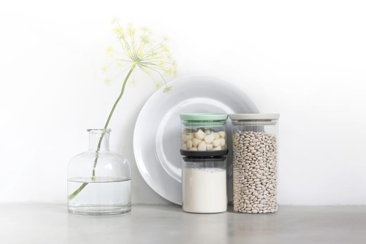 브라반티아 유리 병 3개 세트, Black-grey-green Brabantia | 브라반티아