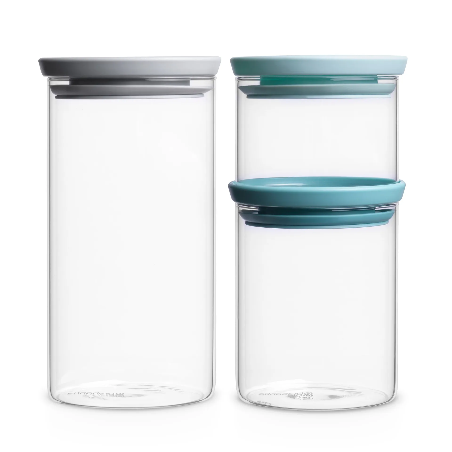 브라반티아 유리 병 3개 세트, grey-blue Brabantia | 브라반티아