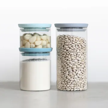 브라반티아 유리 병 3개 세트 - grey-blue - Brabantia | 브라반티아