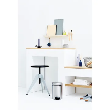뉴 아이콘 페달 빈 휴지통 3 L - Matt steel fingerprint proof - Brabantia | 브라반티아
