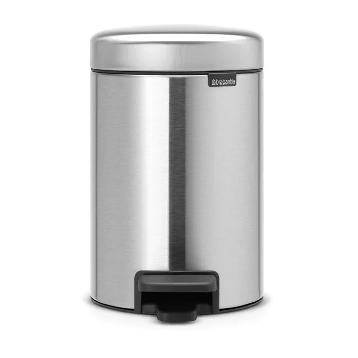 뉴 아이콘 페달 빈 휴지통 3 L, Matt steel fingerprint proof Brabantia | 브라반티아
