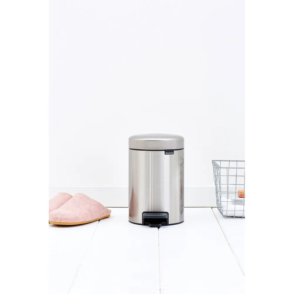 뉴 아이콘 페달 빈 휴지통 3 L, Matt steel fingerprint proof Brabantia | 브라반티아