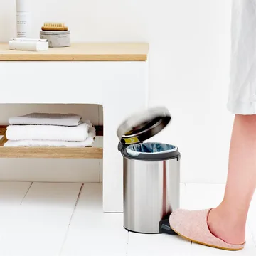 뉴 아이콘 페달 빈 휴지통 3 L - matte steel - Brabantia | 브라반티아