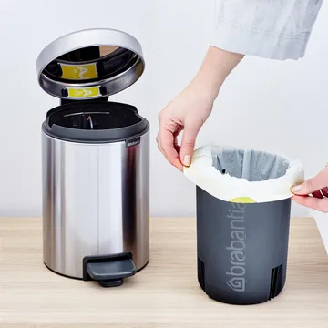 뉴 아이콘 페달 빈 휴지통 3 L - matte steel - Brabantia | 브라반티아
