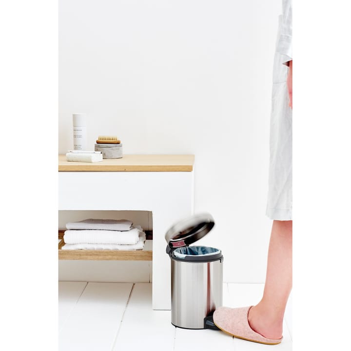 뉴 아이콘 페달 빈 휴지통 3 리터, Matt steel fingerprint proof Brabantia | 브라반티아