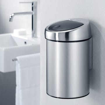 터치 빈 휴지통 3 리터 월 마운티드 - matte steel - Brabantia | 브라반티아