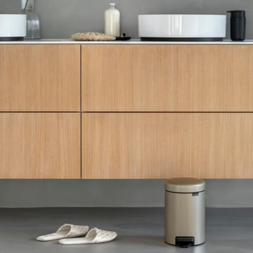 뉴 아이콘 페달 빈 휴지통 3 리터 - Metallic Gold - Brabantia | 브라반티아