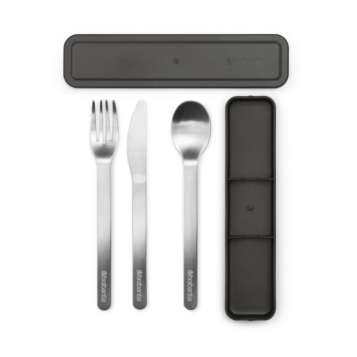 메이크 & 테이크 커트러리 3 pieces - Dark grey - Brabantia | 브라반티아