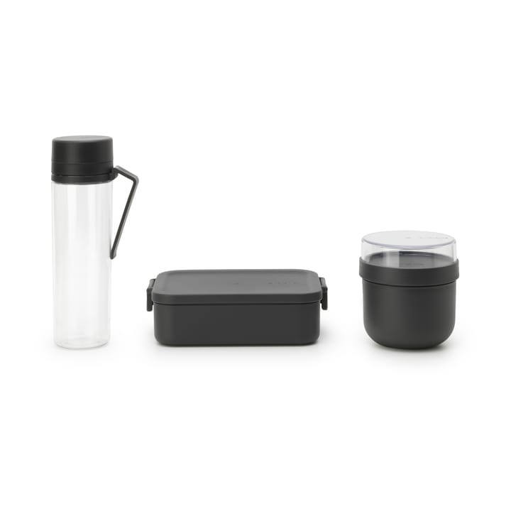 메이크 & 테이크 브렉퍼스트 & 런치 세트 3 pieces - Dark grey - Brabantia | 브라반티아