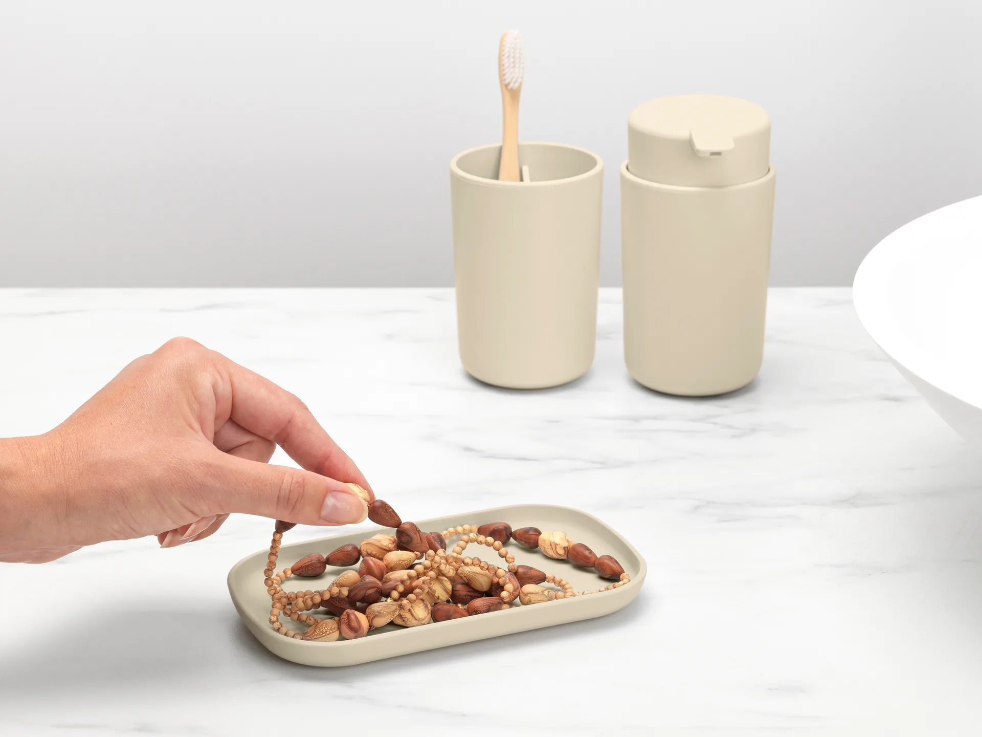 브라반티아 리뉴 싱크대 정리함 3 피스, Soft Beige Brabantia | 브라반티아