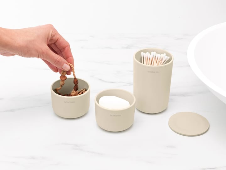 리뉴 수납병 3개 세트, Soft Beige Brabantia | 브라반티아