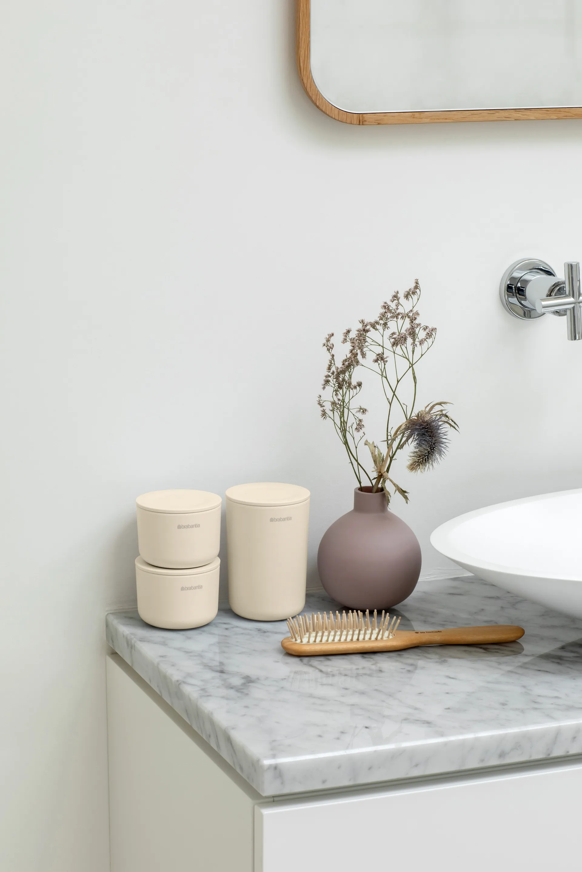 리뉴 수납병 3개 세트, Soft Beige Brabantia | 브라반티아