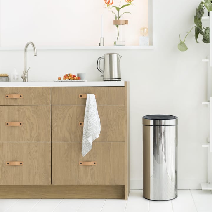 터치 빈 휴지통 30 리터, brilliant steel Brabantia | 브라반티아