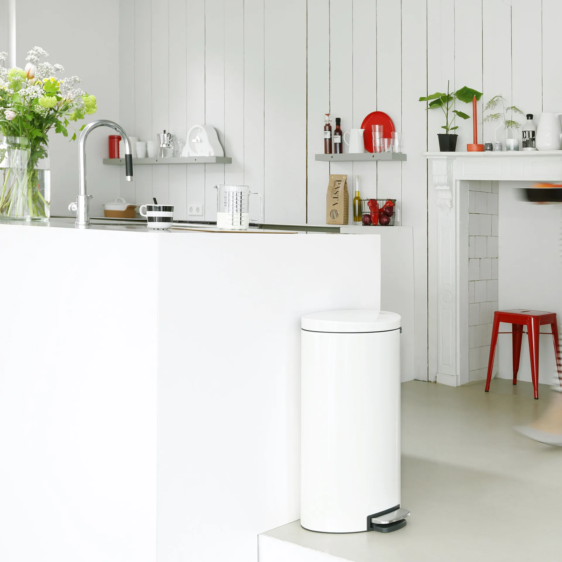 플랫백+ 페달 휴지통 사일런트 30 리터, white Brabantia | 브라반티아