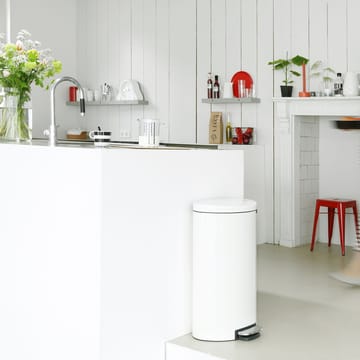 플랫백+ 페달 휴지통 사일런트 30 리터 - white - Brabantia | 브라반티아