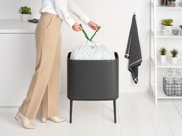 보 터치 빈 휴지통 36 L - Confident grey - Brabantia | 브라반티아