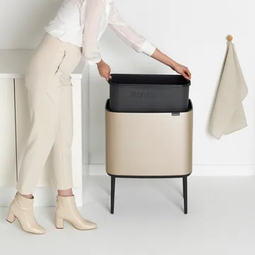 보 터치 빈 휴지통 36 L - Metallic Gold - Brabantia | 브라반티아