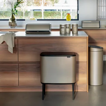 보 터치 빈 휴지통 36 L - Metallic Gold - Brabantia | 브라반티아